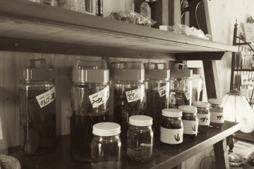 <p>Home-made vinegars&nbsp;and dressings</p>
