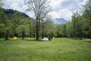 Camping grounds offering spectacular views