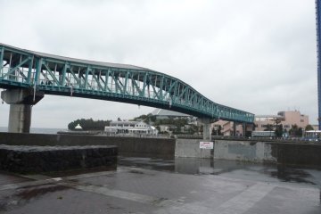 Bridge crossing to Hakkeijima Sea Paradise