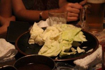 <p>Unlimited cabbage to share.</p>