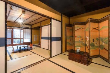 Graceful rooms at Bifuku, the sister guesthouse to Roujiya