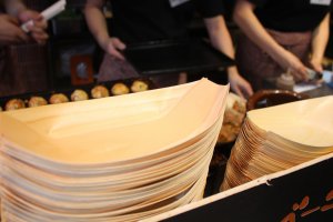 Les takoyaki sont en cours de pr&eacute;paration!&nbsp;
