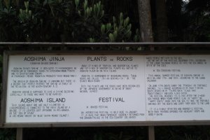 Aoshima Shrine history, nature, festival