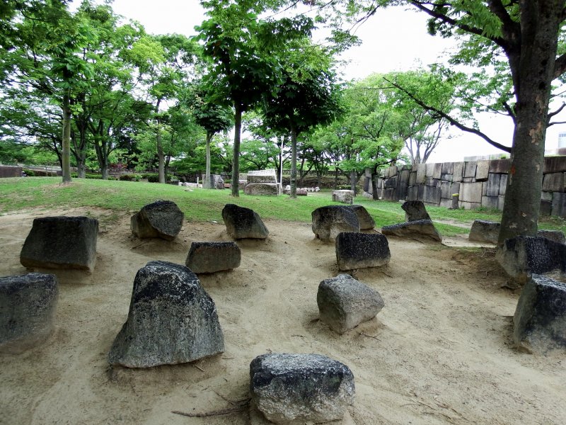 <p>Marked Stones Square in Osaka Castle</p>