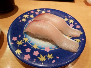 Yellow tail (Buri) Sushi