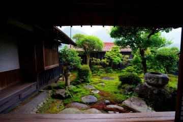 <p>The garden in Waki-Honjin</p>