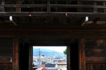 <p>View of Takayama from Unryuji&#39;s gate tower</p>