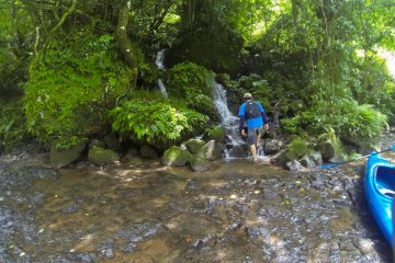 <p>Another stop on a much smaller waterfall with absolutely clear water you could drink out from</p>