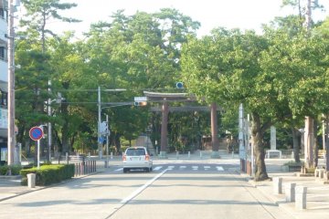 Entranceway to Nakamura Koen.