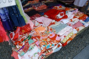 Colorful old Kimono