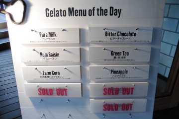 <p>The menu changes every day. Be careful not to come too late, or your favorite flavor may be sold out already!</p>