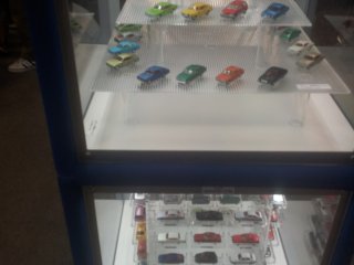 Display upon display of toy cars