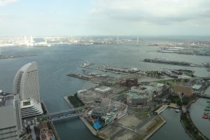 View of the Minato Mirai area from room.