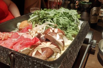 <p>A tasty sukiyaki hot pot</p>