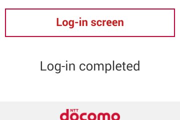 <p>docomo Wi-Fi 服务完成登记的页面。</p>