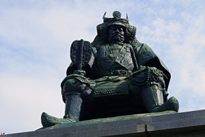 Statue of Lord Shingen Takeda