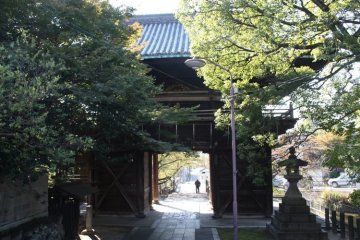 Kasadera kannons' ancient gate.