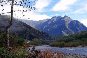 카미코치 타이쇼이케 등산 