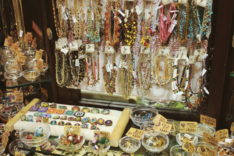 <p>Jewellry on display</p>