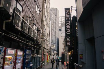<p>Alley way to FAKE Tokyo</p>