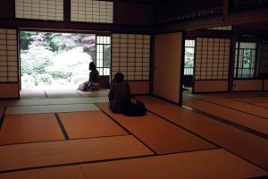 Les tatamis de la résidence japonaise
