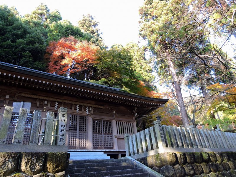 <p>Mikoshi-Den Hall of Okafuto Shrine in Echizen city, Fukui</p>