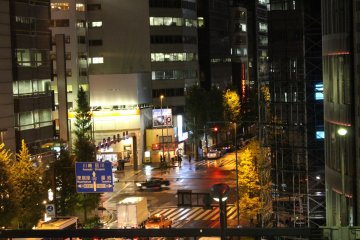 <p>Night view of Ginza</p>