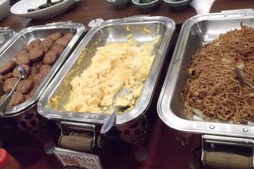 <p>Some of the breakfast buffet</p>