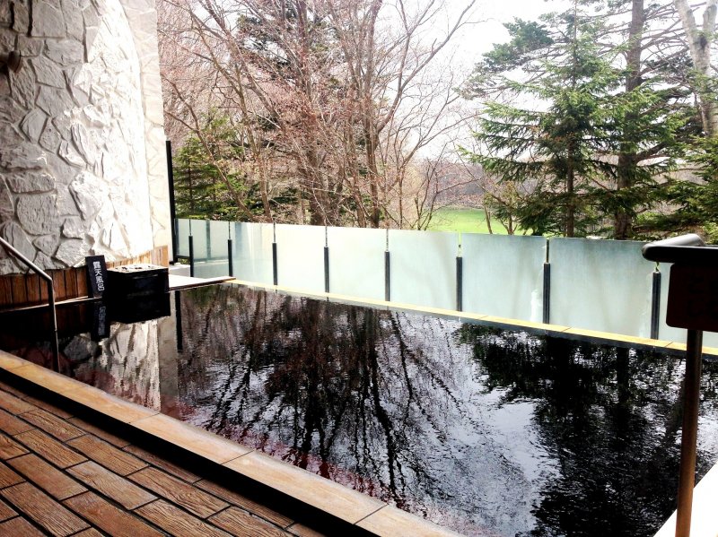 Relax in the hot spring onsen&nbsp;resort with a view of the forests at Kitahiroshima Classe Hotel
