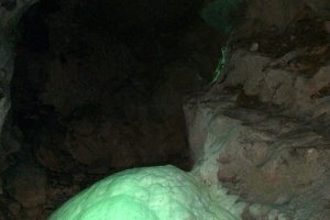 Interesting shape of&nbsp;stalagmite.