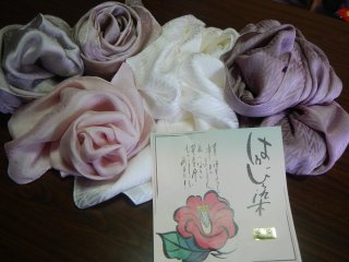 Camellia dyed silk of the Dream Studio