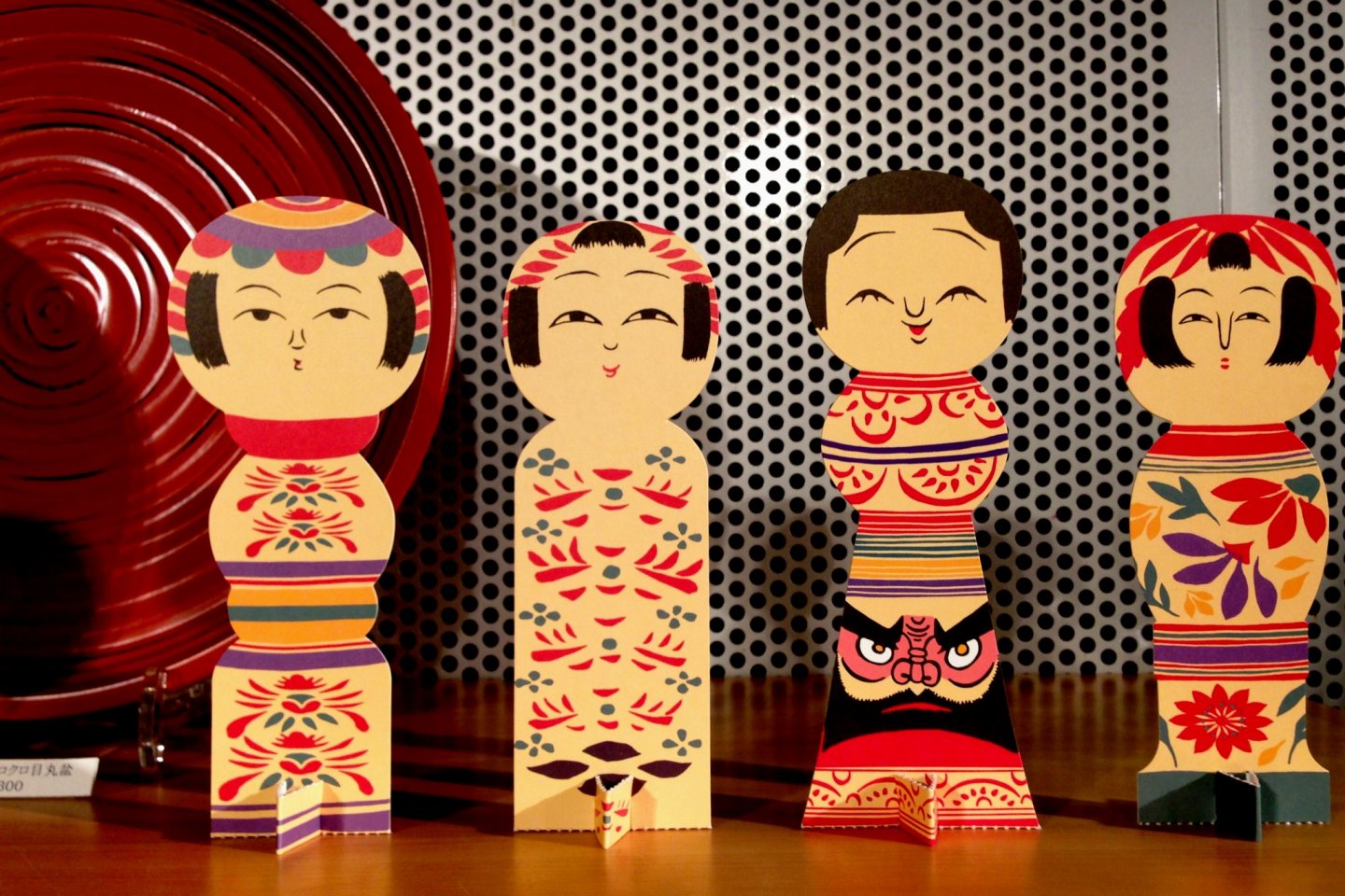 The Kokeshi Dolls are watching over you at the Hosomi Museum shop