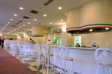 Inside view of Cafe Edelweiss at Grand Prince Hotel New Takanawa