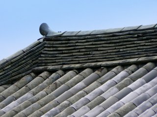Zooming in on the roof tiles