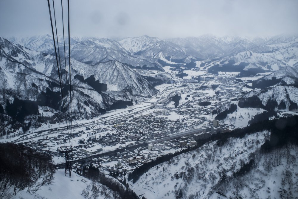 With a view such as this from the top of the ropeway, one cannot help but be awed by such a sight