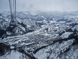 With a view such as this from the top of the ropeway, one cannot help but be awed by such a sight