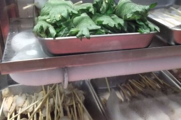 <p>Fresh ingredients, ready for the fryer</p>
