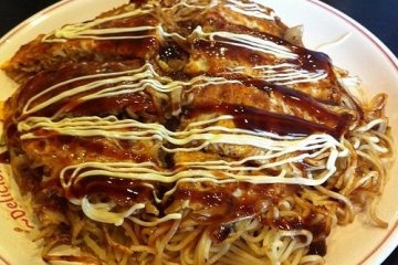 Ichiriki's plated okonomiyaki