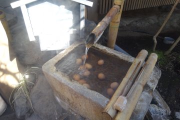 <p>You can even indulge in an onsen tamago, or an egg hardboiled in the hot springs</p>