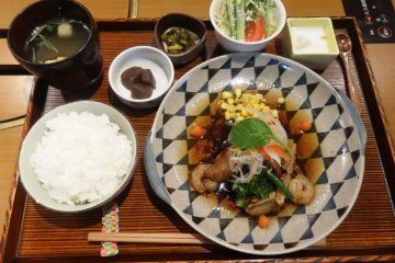 <p>The daily fish lunch is one of the tastiest choices on the menu</p>