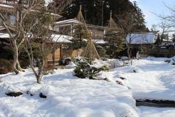 <p>Rock garden (under snow!)</p>