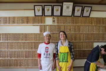 <p>Yamasaki sensei, one of the soba masters!&nbsp;</p>