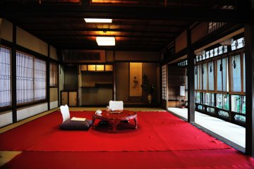 <p>The &#39;Room of Sonogi&#39; on the second floor of Kagetsu-ro, which was named after the lover of the man who introduced Western medicine to Japan, Siebold</p>