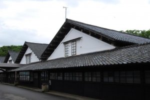 The Sankyo Rice Warehouses in Sakata City are still being used today.