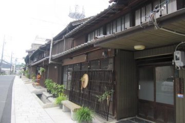 Udatsu houses in Nakatsugawa-juku