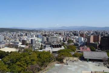 <p>เมืองคุมะโมะโตะมองจากหอคอยใหญ่</p>