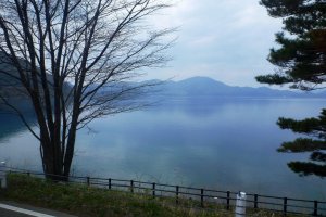 Lake Tazawa in the mist