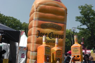<p>The booze is flowing at the Cindo de Mayo Festival</p>