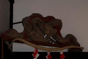 Ryotanji's dragon carving by Jingoro Hidari