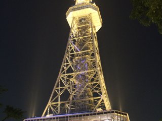 Nagoya TV Tower explodes into life at night